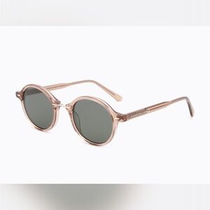 Carolina Lemke Champagne Rose Sunglasses with Box, Case, and Cloth